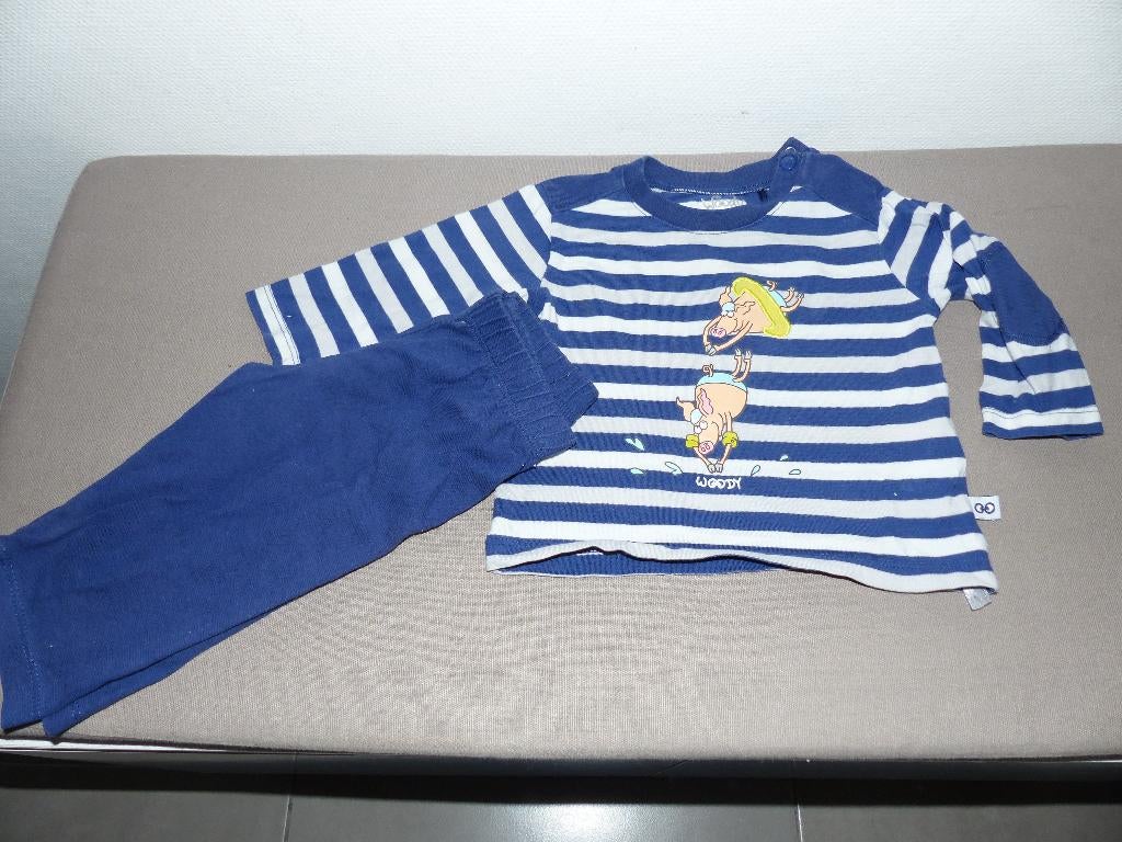 Mooie Pyjama Little Woody - maat 62, Nacht- of Onderkleding, Jongetje of Meisje, Ophalen of Verzenden, Zo goed als nieuw