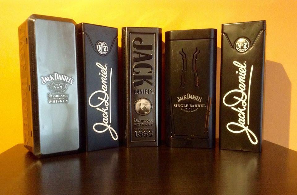 Boites Vides Métal Jack Daniels, Enlèvement ou Envoi, Comme neuf, Autres types