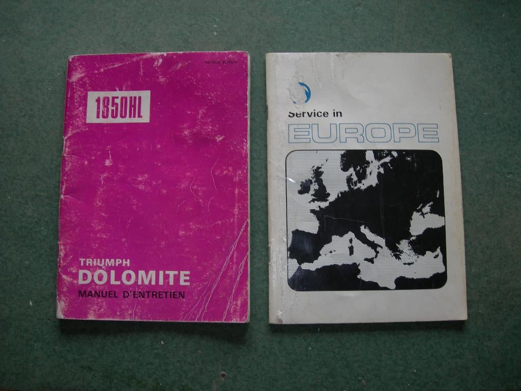 Triumph dolomite sprint / 1850 papiers complet, Enlèvement