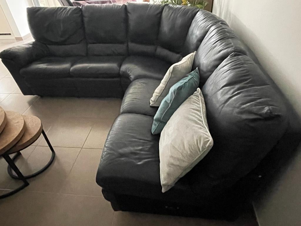 Siège de luxe (6) cuir italien durable Comme neuf, Maison & Meubles, Canapés | Sofas & Chaises Longues, Comme neuf, Cuir, Enlèvement