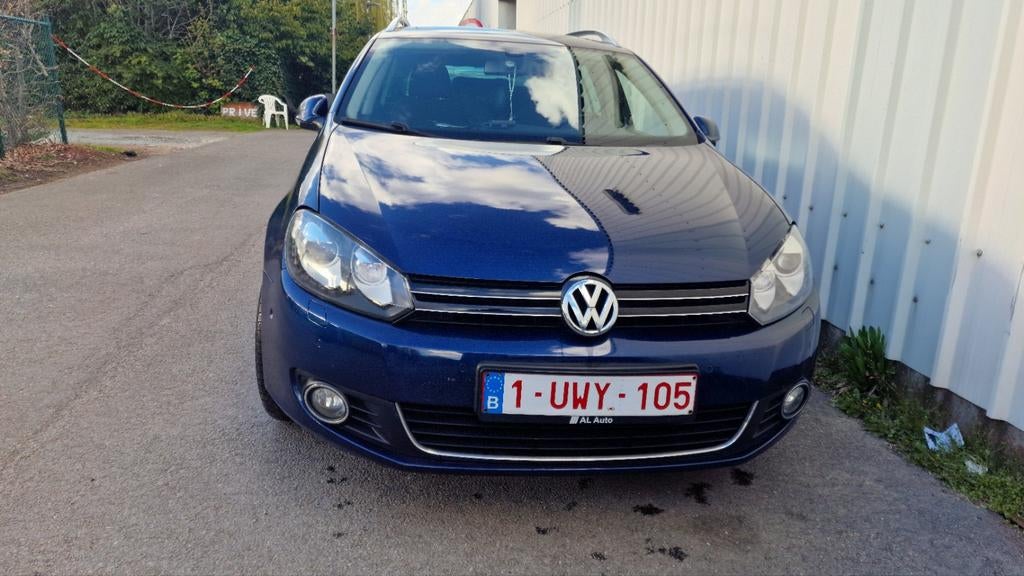 Vw golf 6 1.4  tsi variant automaat, Euro 5, Stof, 4 cilinders, Blauw