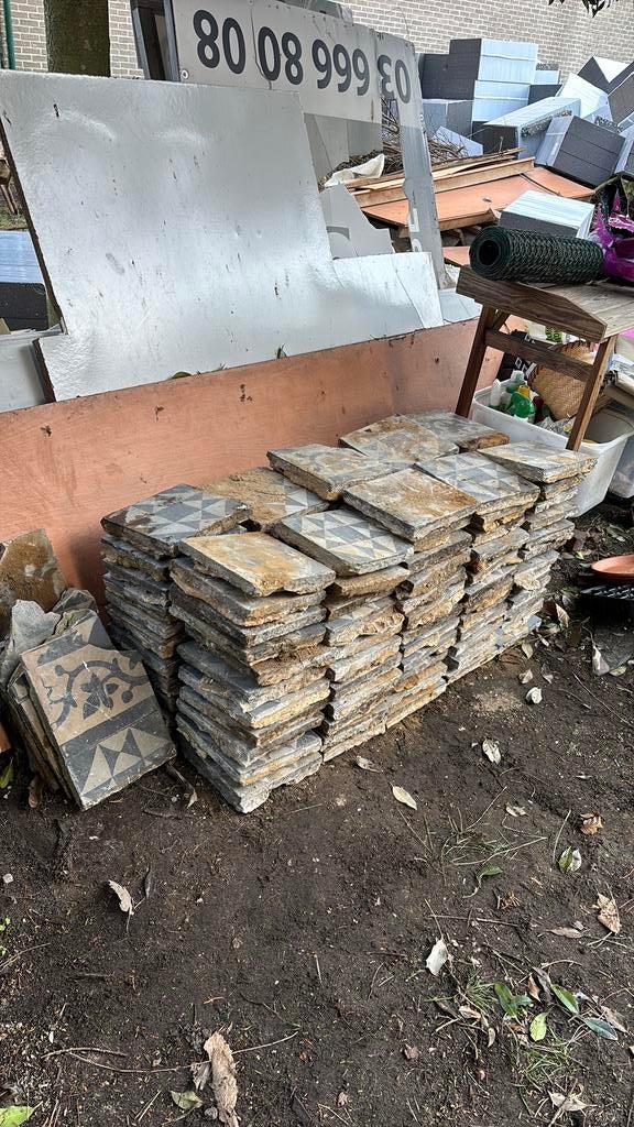 Graits tegels, Doe-het-zelf en Bouw, Tegels, Ophalen, Gebruikt, Vloertegels