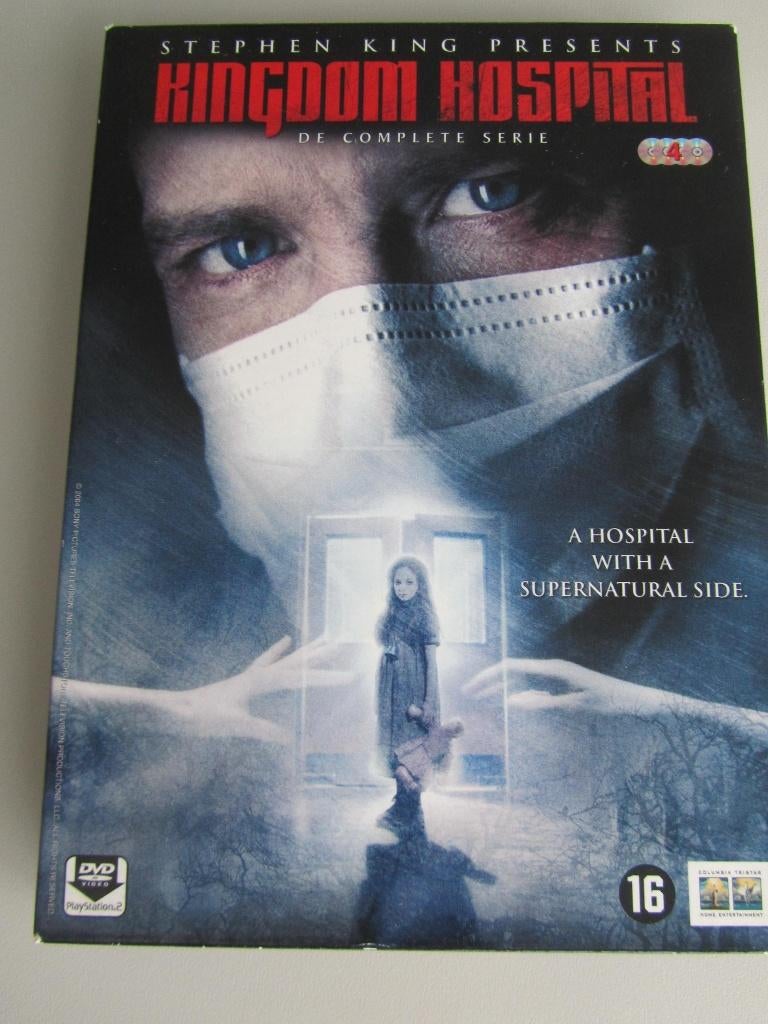 4DVDBOX KINGDOM HOSPITAL "DE COMPLETE SERIE" (Stephen King), Cd's en Dvd's, Dvd's | Tv en Series, Horror, Vanaf 16 jaar, Boxset