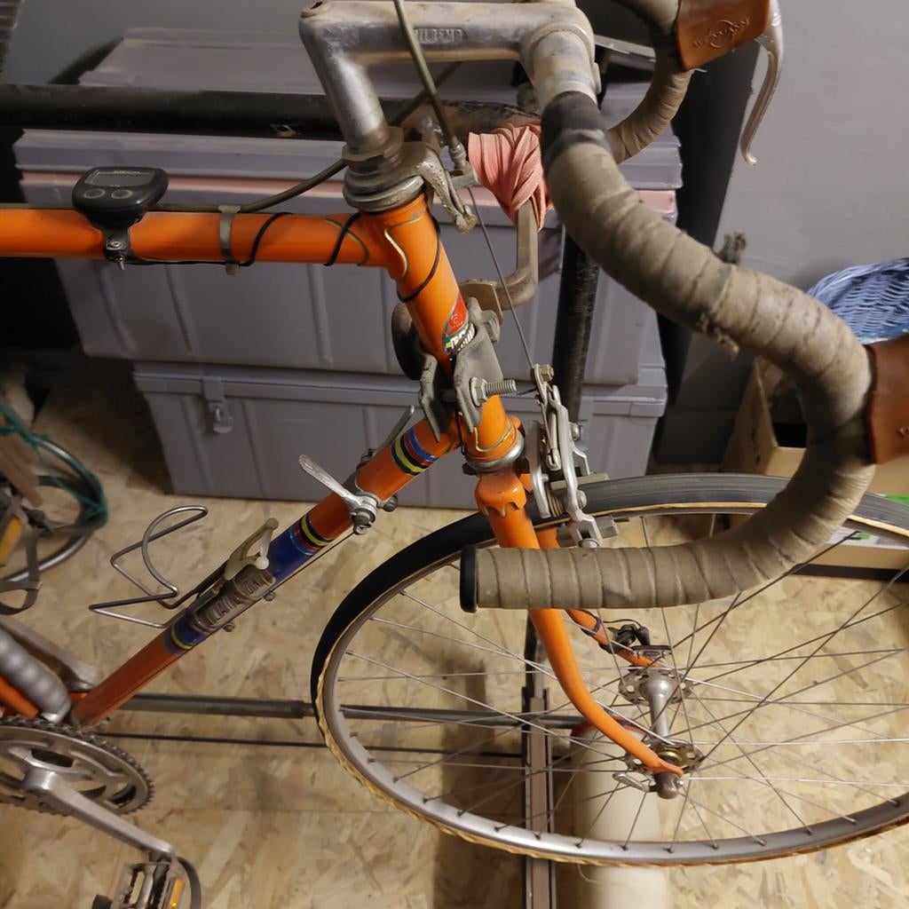 Zeer oude koersfiets., Fietsen en Brommers, Ophalen