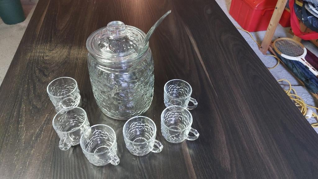 vaisselle sangria, Maison & Meubles, Enlèvement ou Envoi, Comme neuf, Autres styles, Verre ou Verres