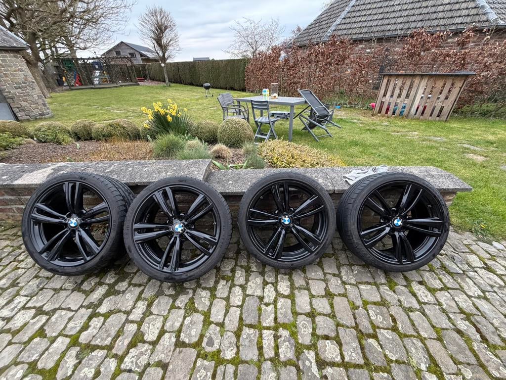 Jantes BMW 19’’ 442M + pneus, 255 mm, Véhicule de tourisme, Pneus été, Utilisé