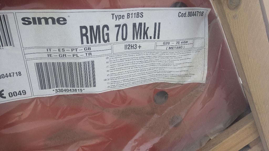 Chaudiere Gaz Sol Sime  RMG 70 Mk. II (Neuve), Enlèvement, 80 cm ou plus, 60 à 150 cm, Neuf