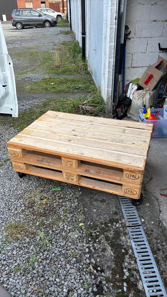 Table de salon artisanale, Enlèvement, Comme neuf