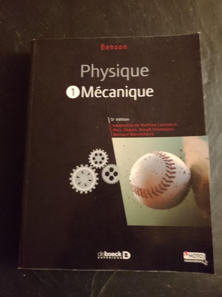 Physique - Mécanique - De Boeck, Livres, Livres d'étude & Cours, Comme neuf, Enseignement supérieur, Enlèvement ou Envoi