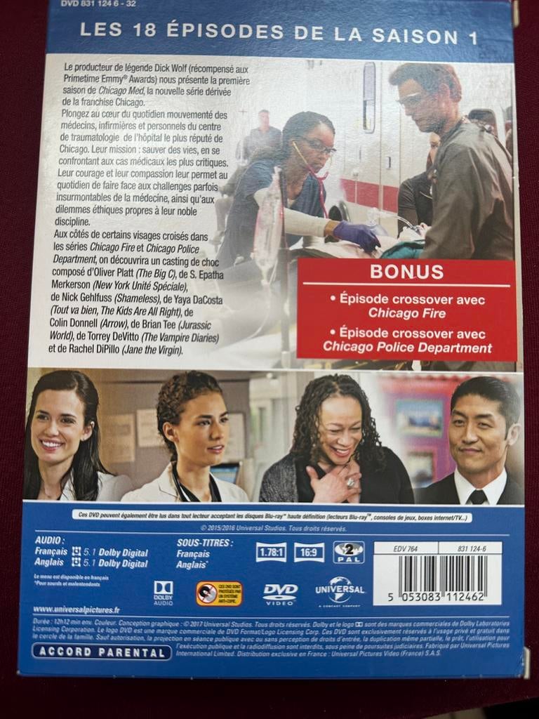 DVD Chicago Med différentes saisons complet…, CD & DVD, Enlèvement ou Envoi, Comédie, Coffret, Comme neuf