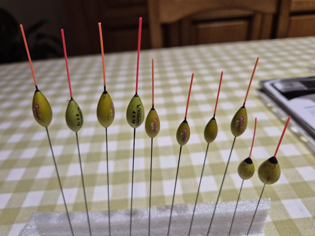 lot de 10 flotteurs Colmic, Enlèvement ou Envoi, Comme neuf, Flotteur ou Plomb