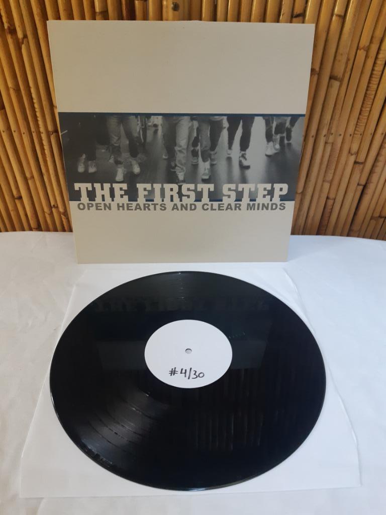 LP The First Step „Open Hearts and Clear Minds” testpersing, Ophalen of Verzenden, Gebruikt