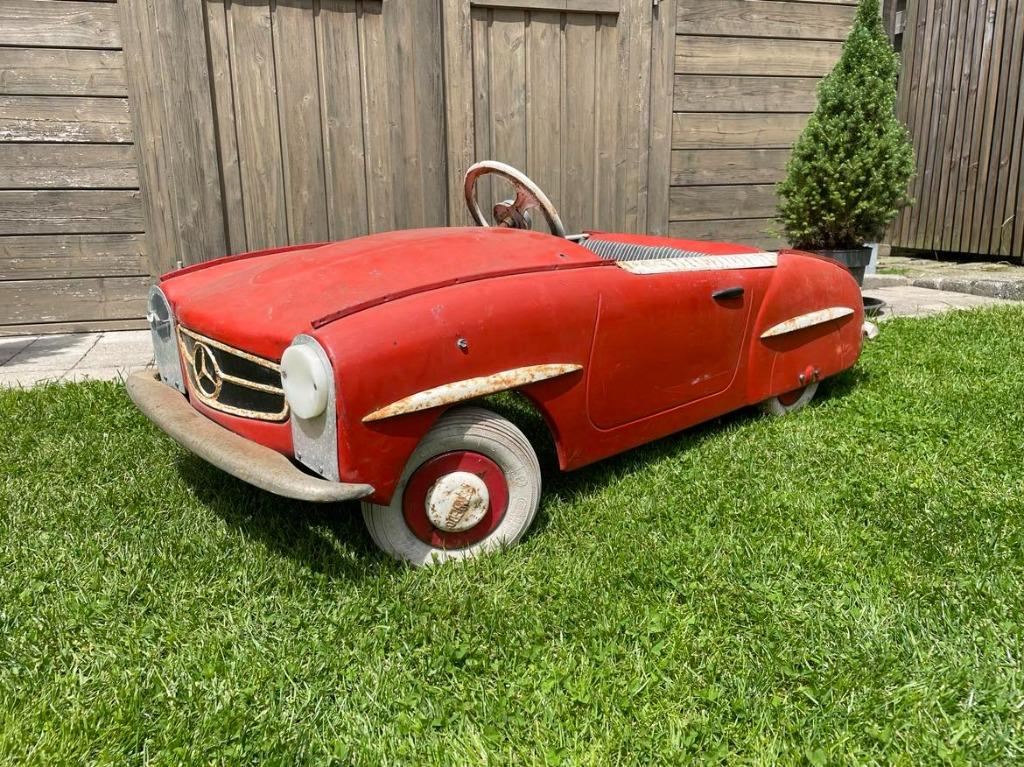 Mercedes 190 SL Ferbedo trapauto / pedalcar, Ophalen