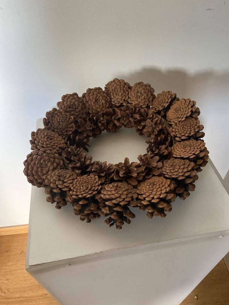 Krans dennenappels, Ophalen of Verzenden