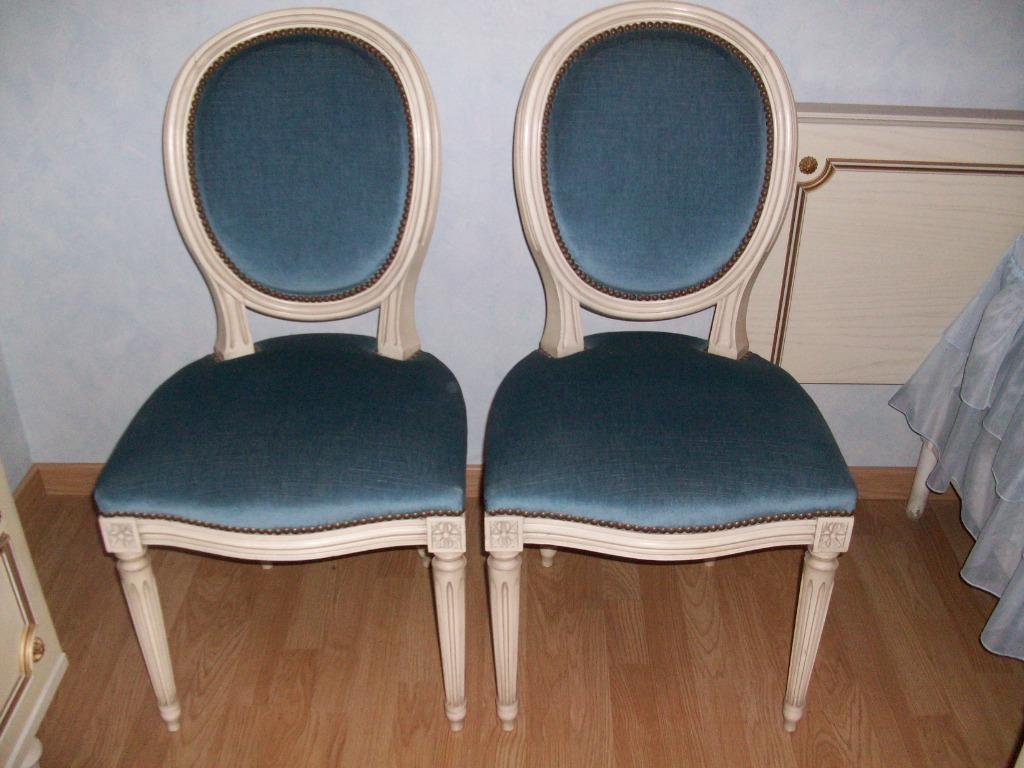 chaises Louis XVI, Enlèvement