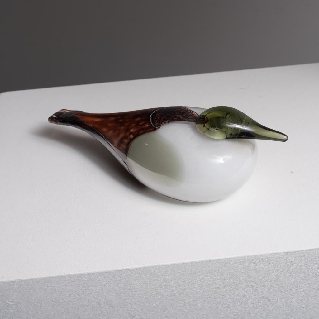 Rare oeuvre de verre Oiva Toikka - Oiseau / Finlande, Antiquités & Art, Antiquités | Verre & Cristal, Enlèvement ou Envoi