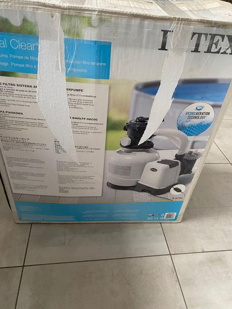 Pompe intex 1 été, Zo goed als nieuw, Zwembadpomp