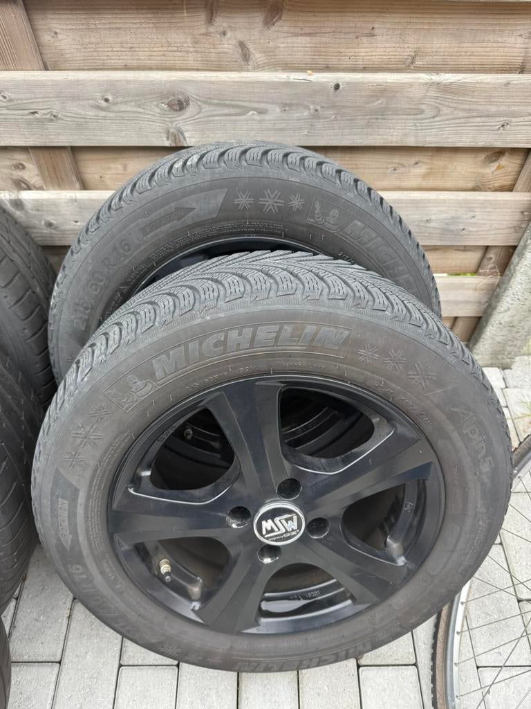 Pneus d'hiver Michelin Alpin 5 pour Peugeot 3008 5008, Enlèvement, Pneus hiver, Jante(s)