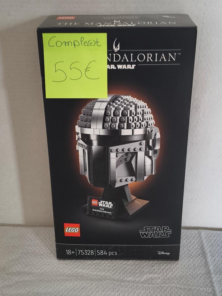 Lego Star Wars 75328 De Mandaloriaanse helm, Ophalen of Verzenden, Gebruikt, Lego