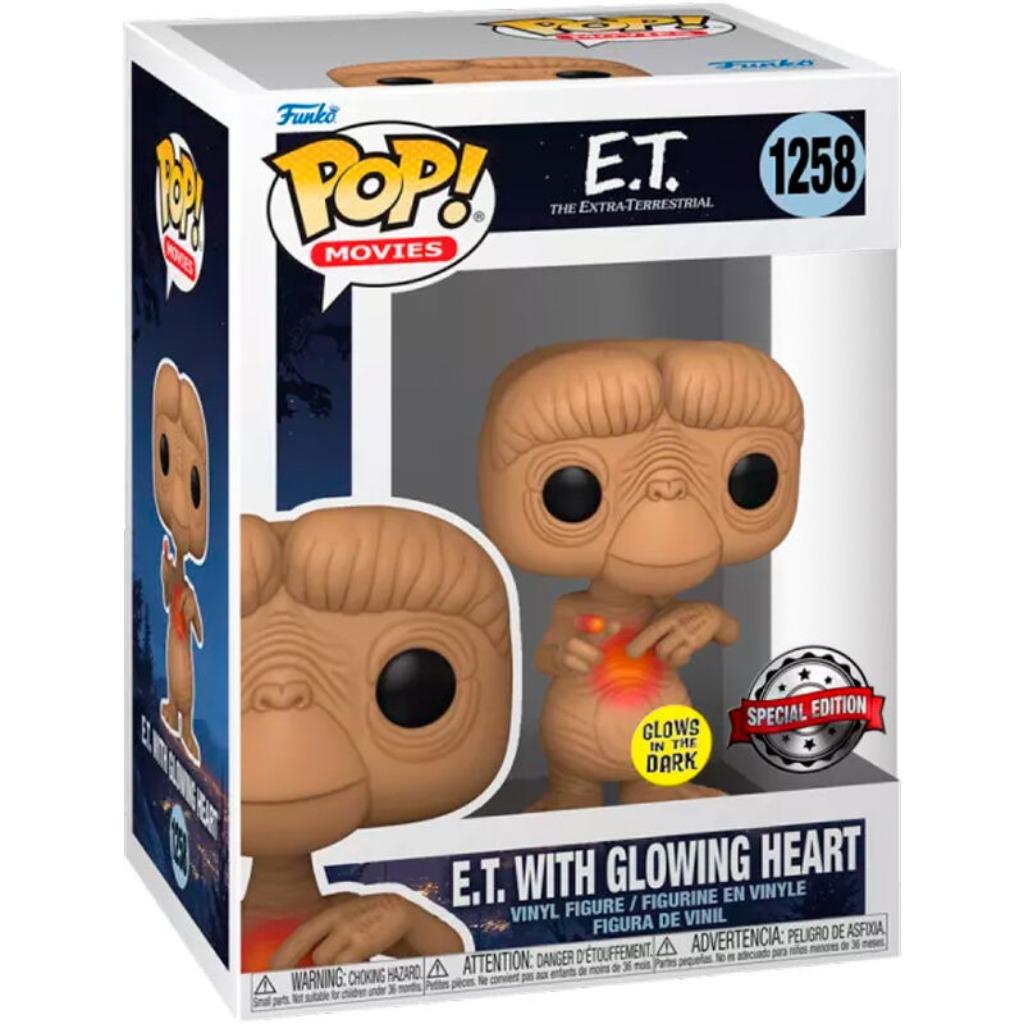 Funko POP 40Th Anniversary E.T. With Glowing Heart (1258).., Verzamelen, Poppetjes en Figuurtjes, Wetmore Avenue, Everett, WA 98201, USA