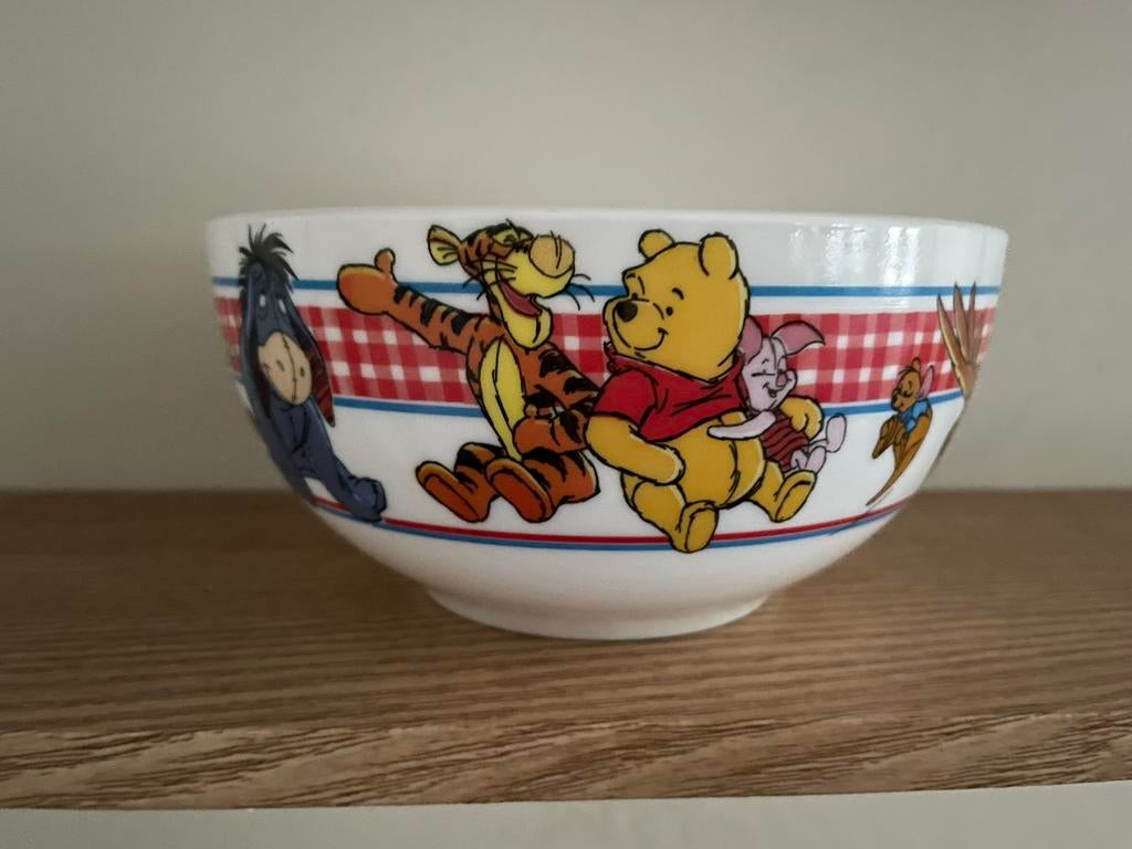 Vintage Kom Winnie The Pooh Disney Arcopal, Enlèvement ou Envoi, Utilisé, Autres styles, Récipient(s)