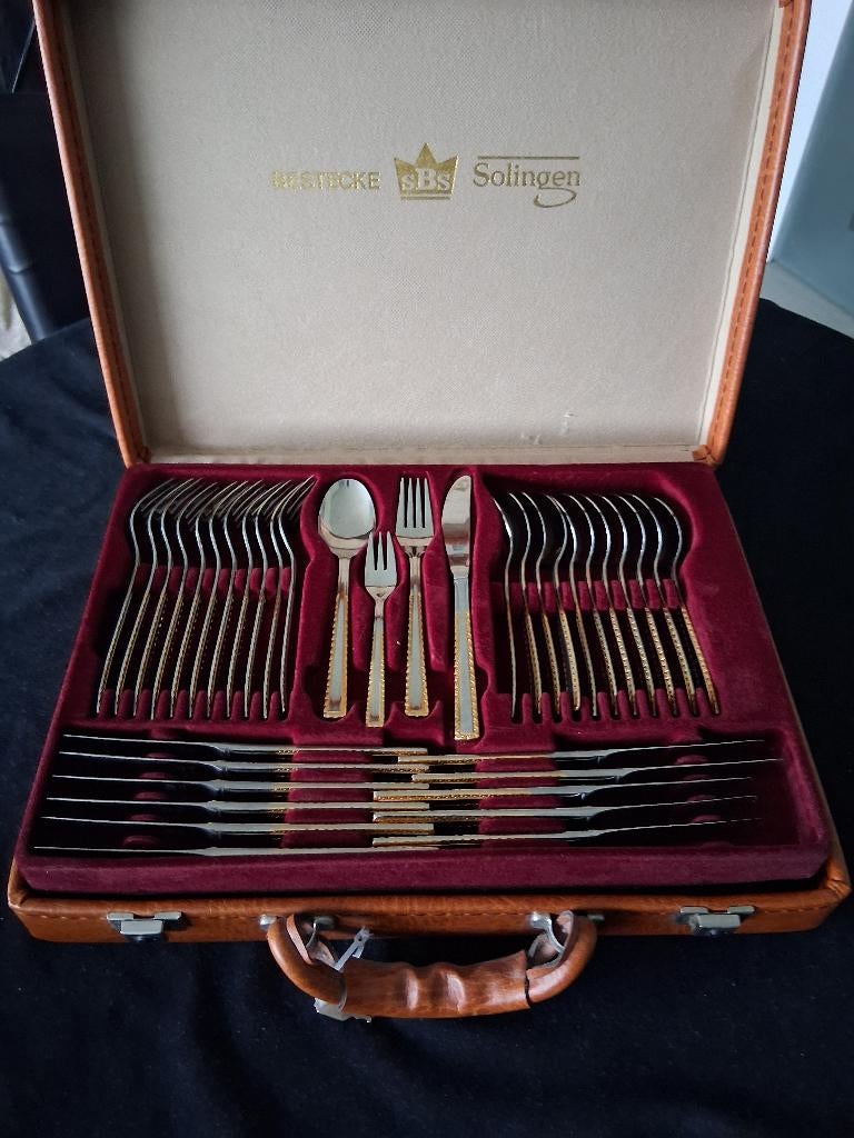 bestek koffer, Ophalen, Overige materialen, Zo goed als nieuw, Vaatwasserbestendig