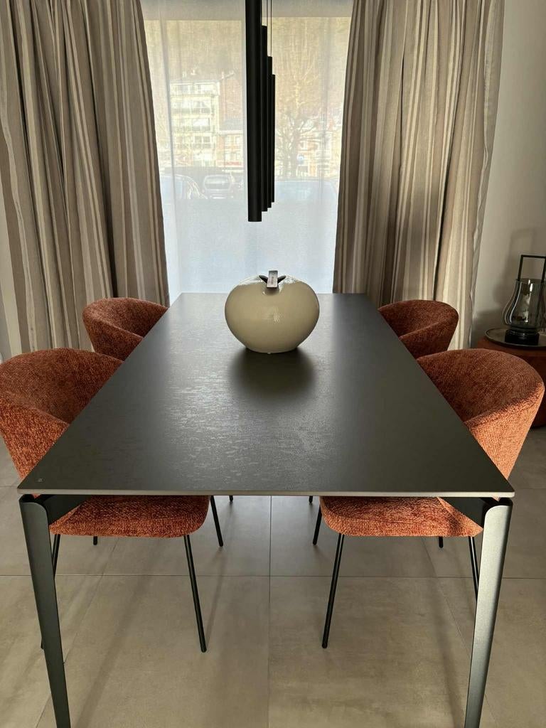 4 Chaises de salle a manger en tissu, Antiquités & Art, Enlèvement