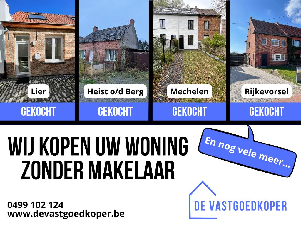Wij kopen uw woning zonder makelaar, Immo, Antwerpen, Verkoop zonder makelaar, Provincie Antwerpen