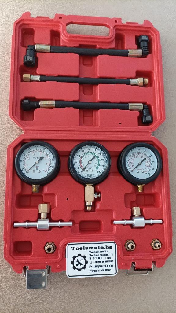 Testeur de compression et de pression de carburant pour moto, Envoi, Neuf