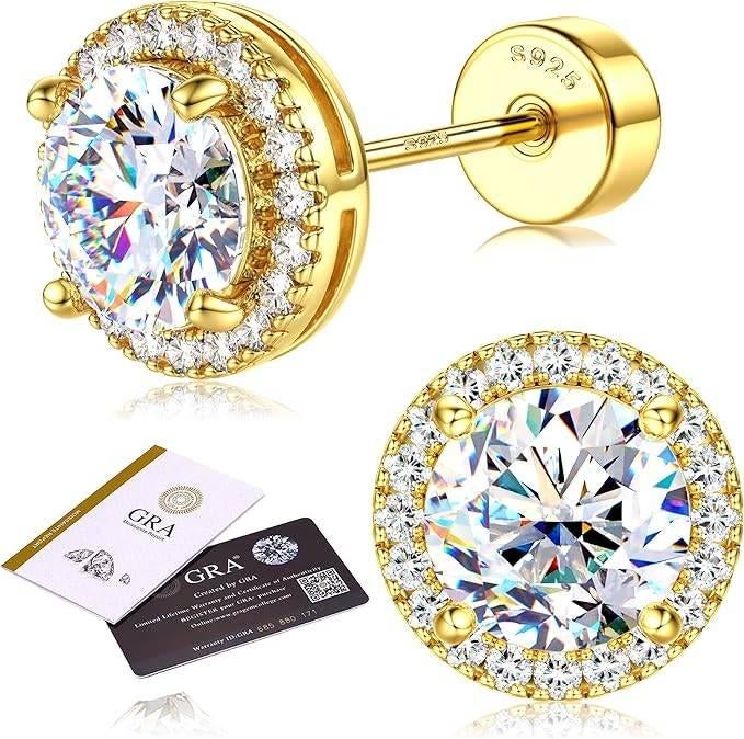 Moissaniet oorbellen voor dames | GRATIS LEVERING, Handtassen en Accessoires, Oorbellen, -, Verzenden, -, Nieuw