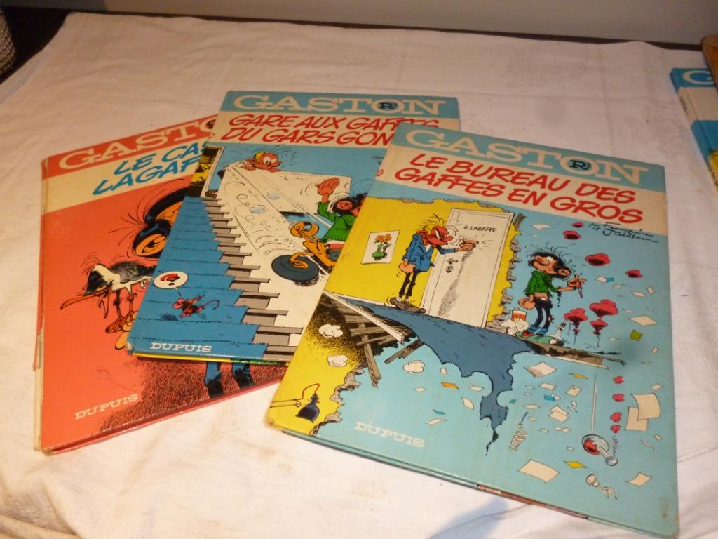 3 livres BD GASTON Dupuis par Franquin GASTON ALBUM, Livres, Enlèvement ou Envoi