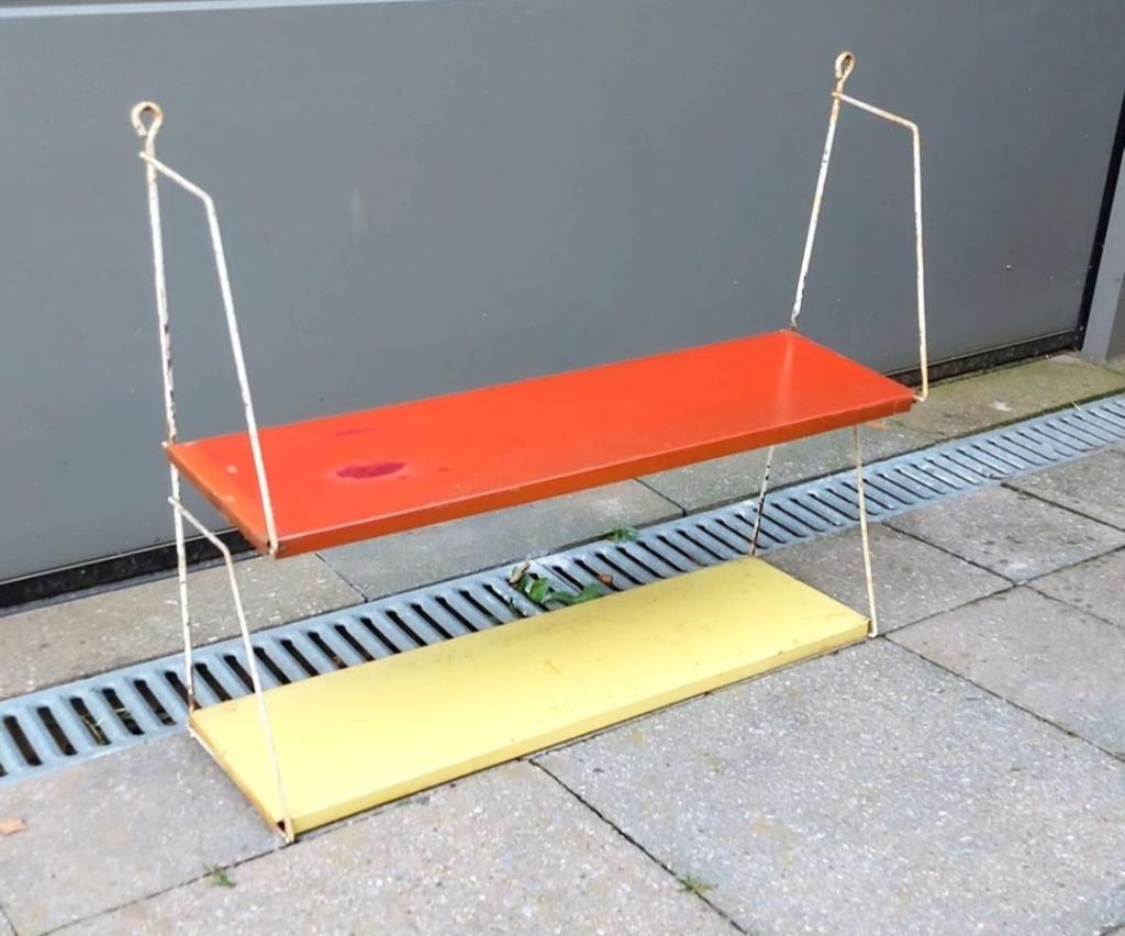 Jaren 50 wandrek, boekenrek, Ophalen of Verzenden