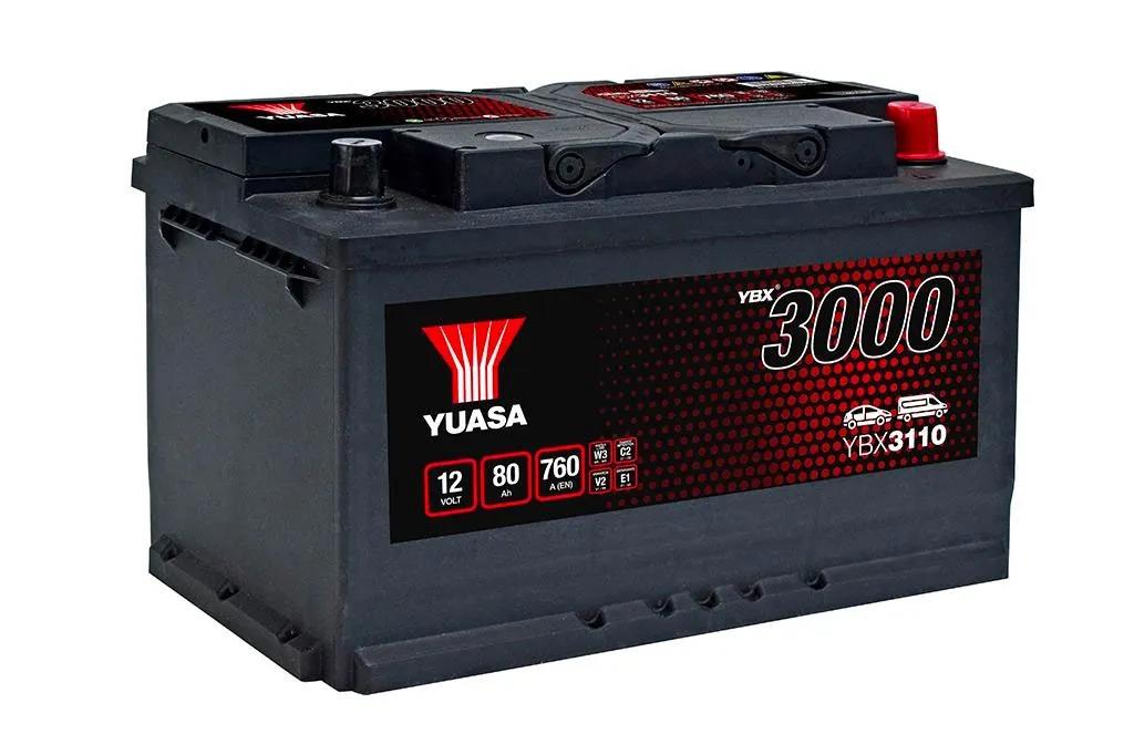 Nouvelle batterie YBX3110 YUASA 12V 80AH, Autos : Pièces & Accessoires, Batteries & Accessoires, Audi, BMW, Ford, Opel, Autres marques automobiles