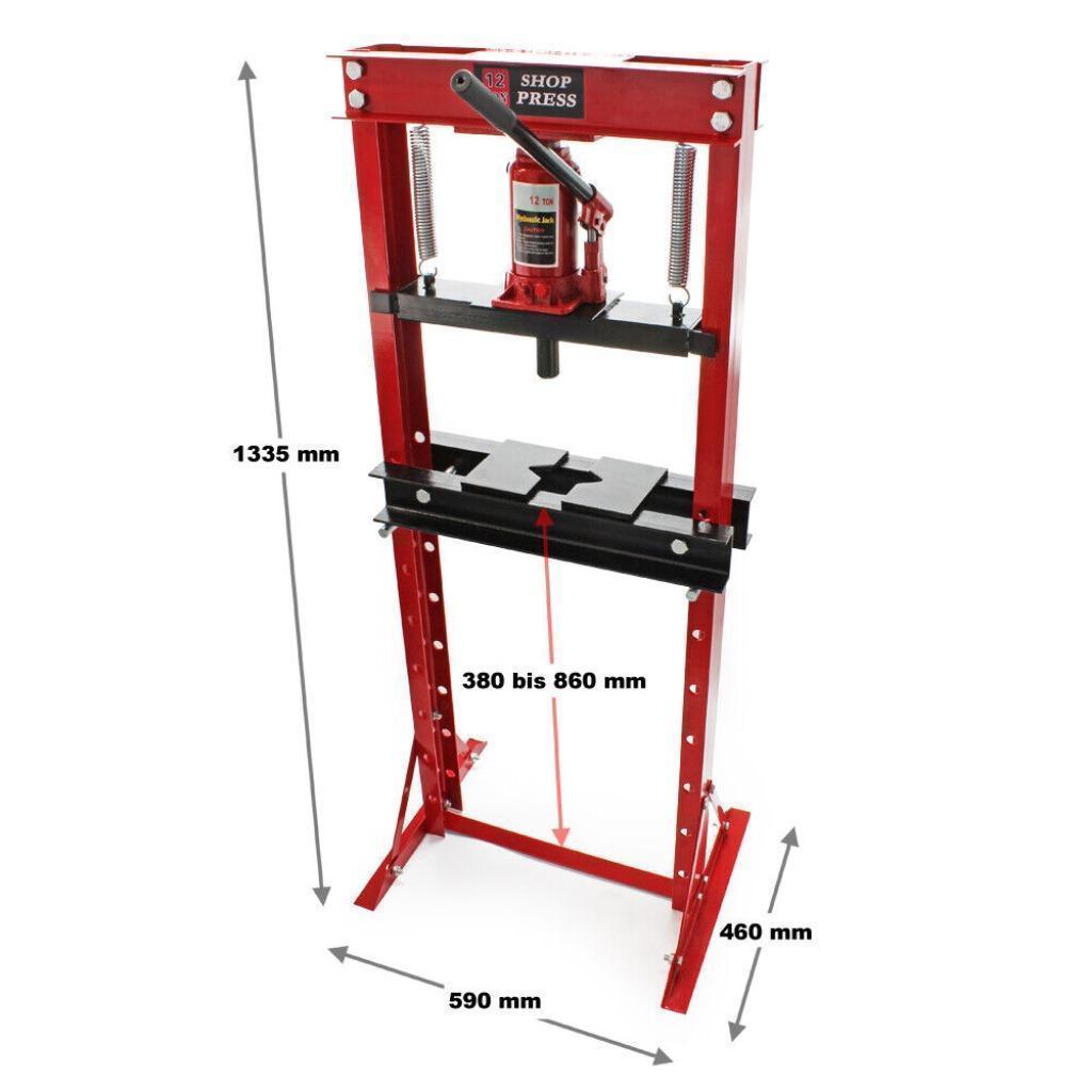 Pers garagepers hydraulisch werkplaats 12 ton 12000HB NIEUW, Auto diversen, Overige Auto diversen, Ophalen