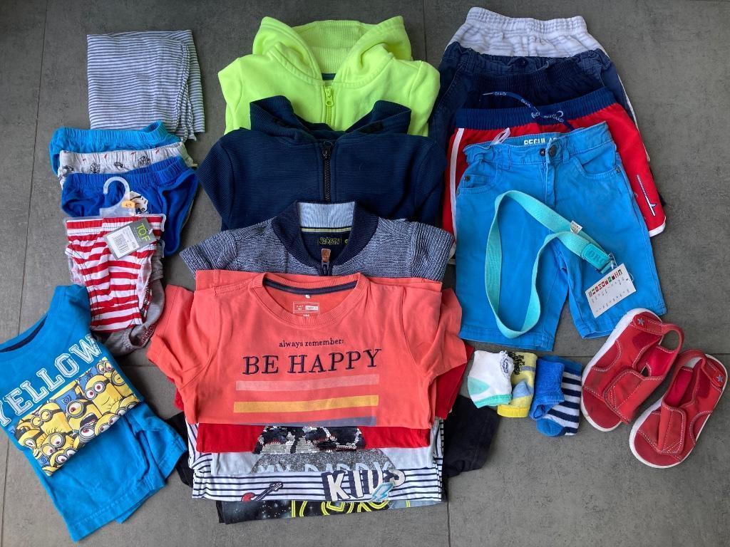Lot garçon été 4 ans *28 pièces*, Ophalen of Verzenden, Gebruikt, Jongen, Broek