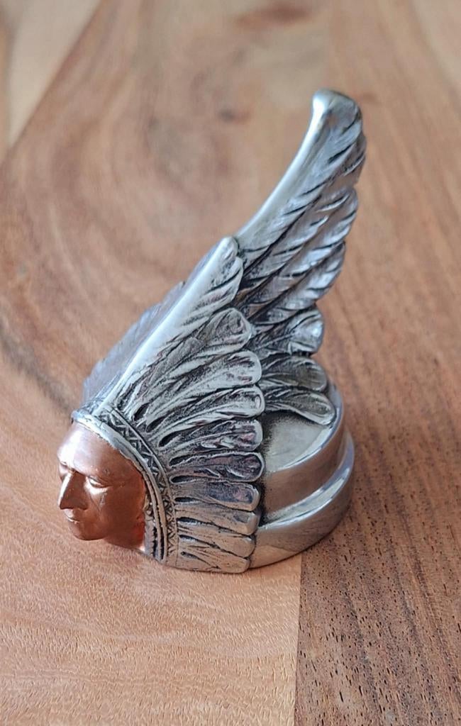 Pontiac Indian Chief Radiator Cap uit 1926., Ophalen of Verzenden, Gebruikt, Pontiac