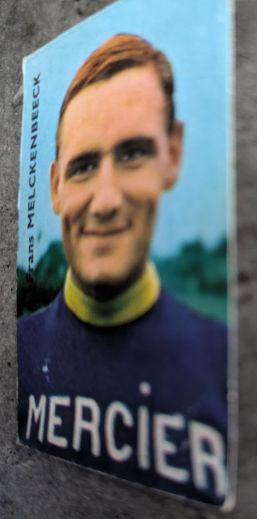 CHROMO wielrennen   FRANS MELCKENBEECK JAREN 60, Verzenden, Plaatje