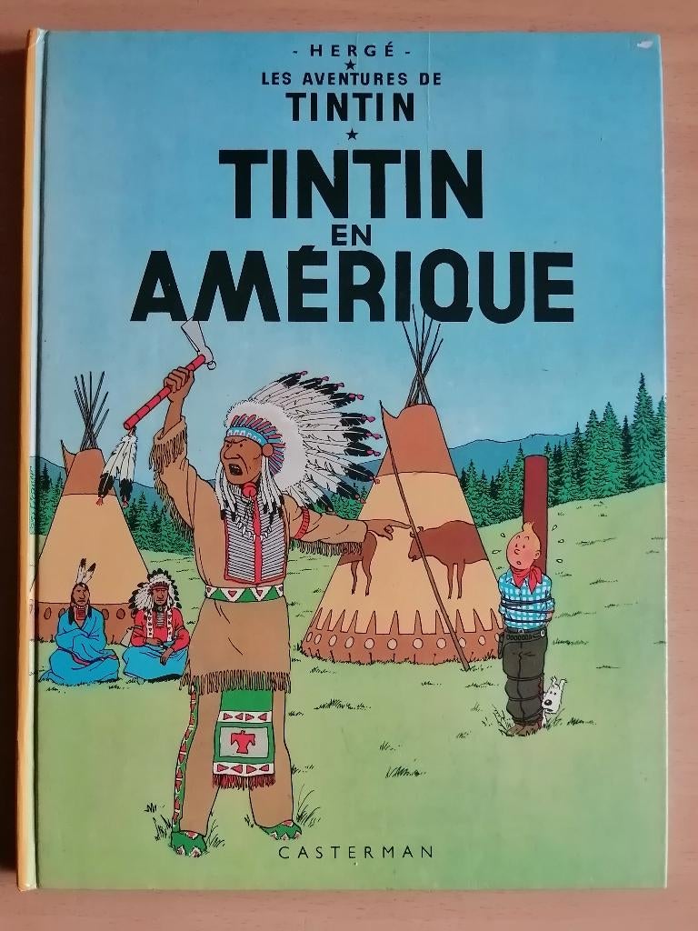 Hergé - Tintin en Amérique 3B36 jaune - édition de 1966, Enlèvement ou Envoi, Hergé