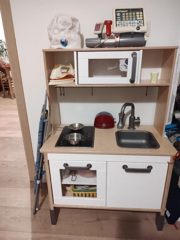 speelkeuken houten keuken ikea pop wiegje poppenuitzet, Enlèvement, Jouer à la cuisine