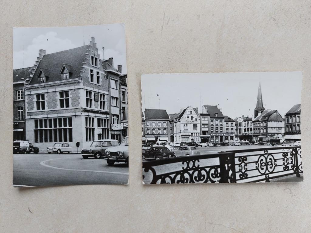 2 oude postkaarten Ath, Collections, Cartes postales | Belgique, Envoi