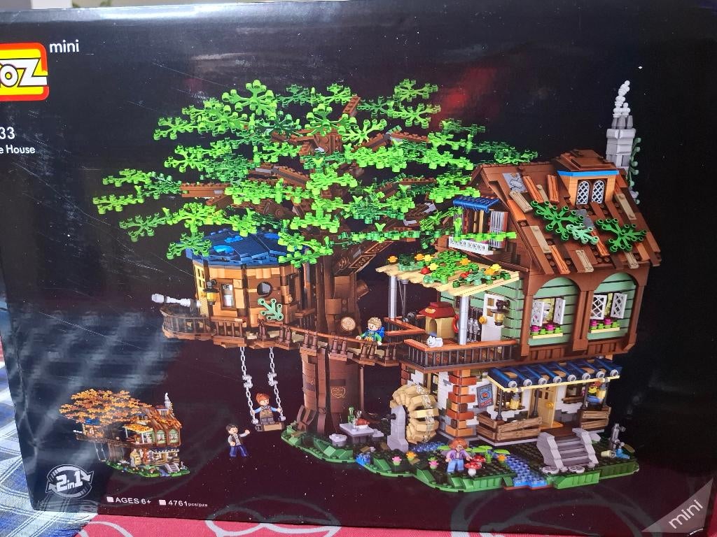 LOZ MINIBLOCKS BOOMHUT, Kinderen en Baby's, Speelgoed | Duplo en Lego, Nieuw, Lego, Ophalen