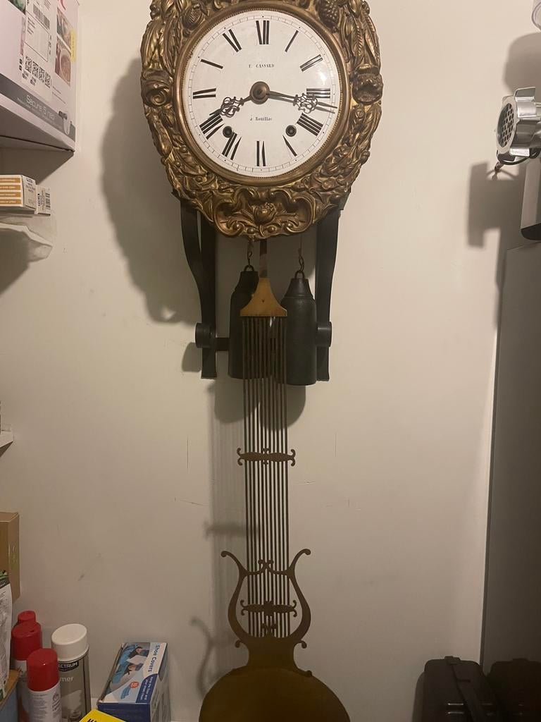 Antieke Franse Comtoise klok, Antiek en Kunst, Antiek | Klokken, Ophalen