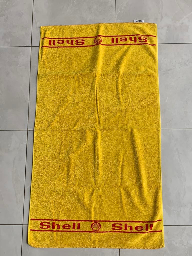 Shell handdoek 63x112cm, Verzamelen, Ophalen, Zo goed als nieuw, Gebruiksvoorwerp