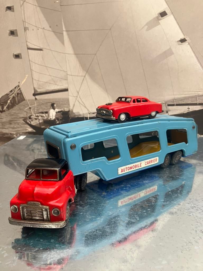 vieux camion en tôle de SSS Toys (Japon), Enlèvement ou Envoi, Utilisé