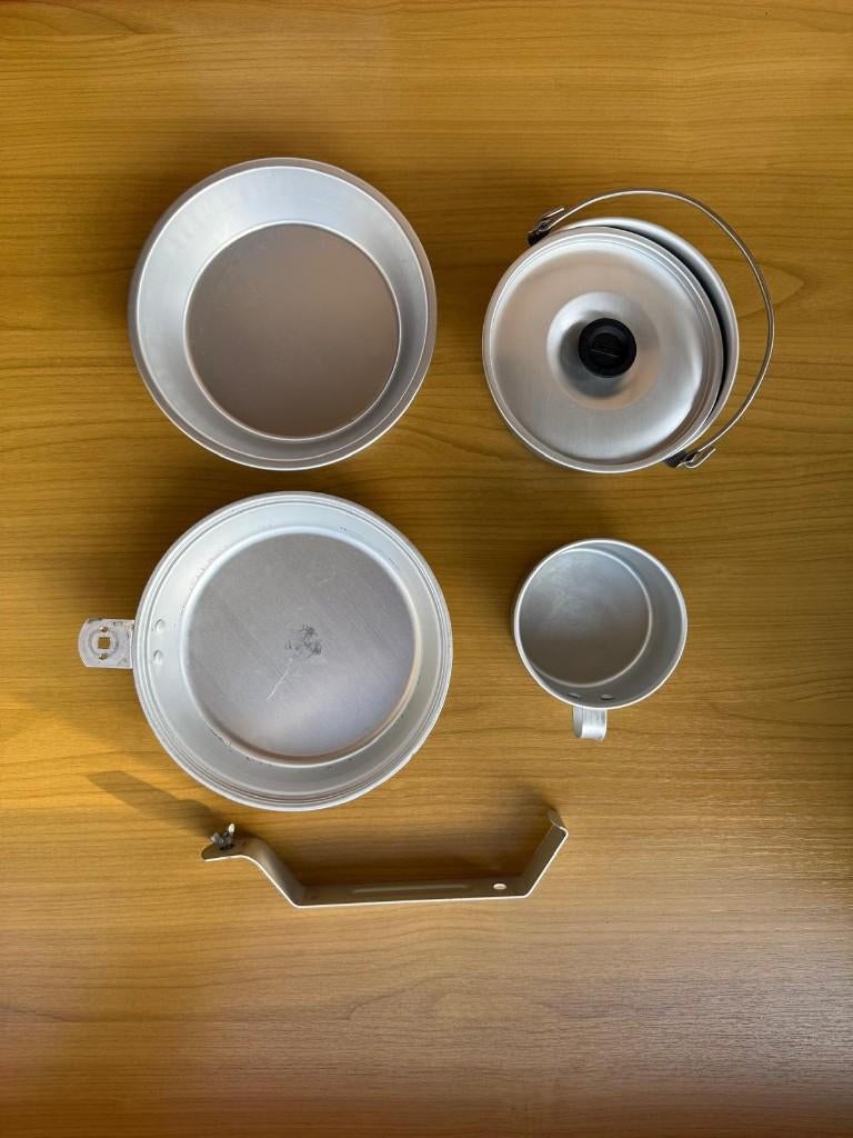 Kookset kamperen, Ophalen, Zo goed als nieuw, Aluminium, Overige typen