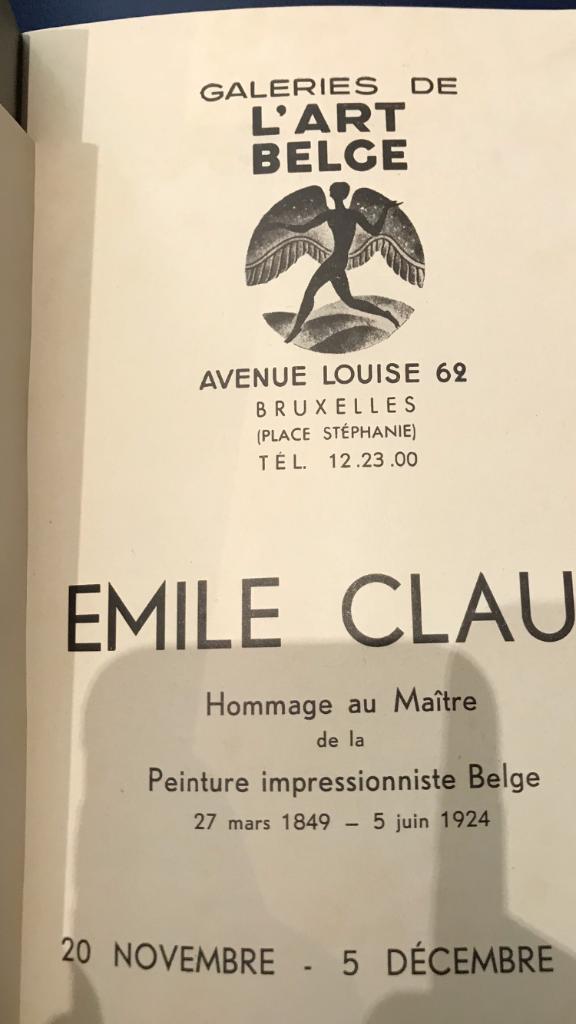 Emile Claus Peintures 1940s, 45 pages, Livres, Enlèvement ou Envoi, Comme neuf, Peinture et dessin