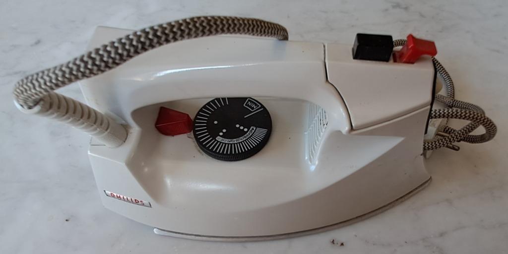 Vintage strijkijzer Philips type N HD 1203T, Verzamelen, Ophalen of Verzenden, Overige typen
