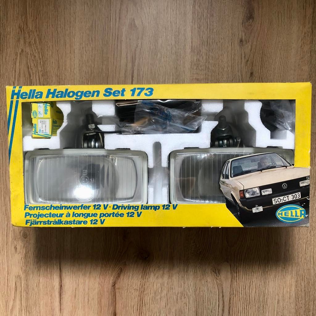 Hella Halogen Set 173 Mistlampen Nieuw NOS Oldtimer Vintage, Enlèvement ou Envoi, Utilisé, Daihatsu