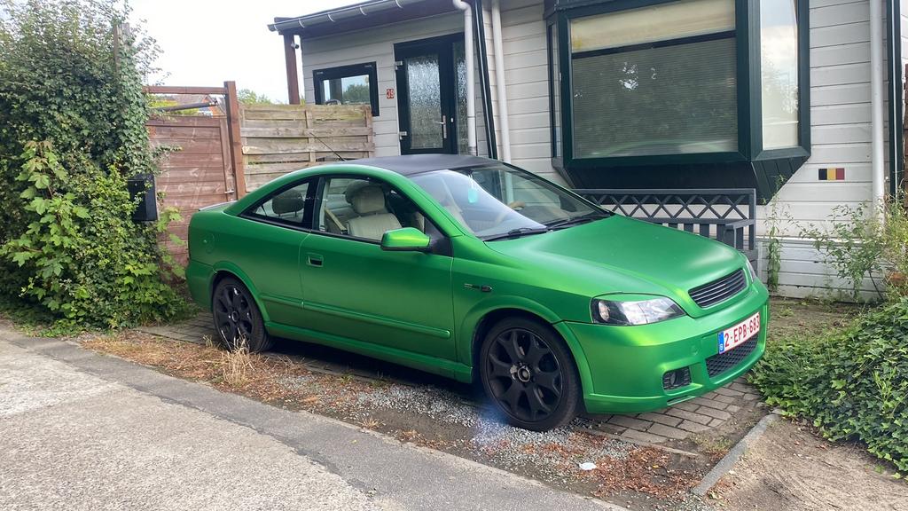 Astra coupe 1.8  bj 2000, Autos, Achat, Particulier, Vert, Astra