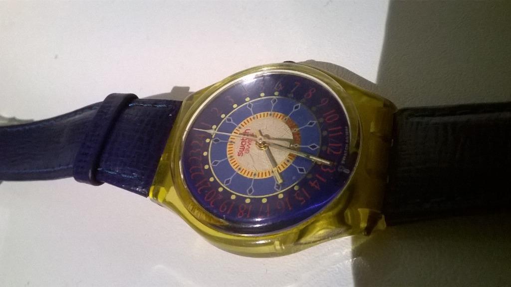 Swatch Watch Monterosso GK188 24 Hour - vintage 1995, Handtassen en Accessoires, Horloges | Heren, Zo goed als nieuw, Polshorloge